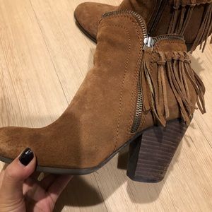 Dolce Vita suede fringe boots